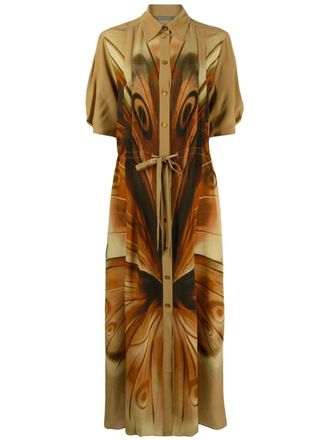 Alberta Ferretti Chemisier con stampa - Toni neutri