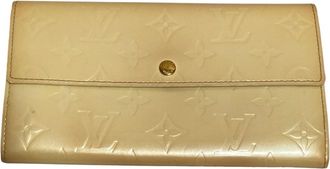 Louis Vuitton Vernis Yellow Vernis Long Wallet (Bi-Fold) (Pre-Owned)