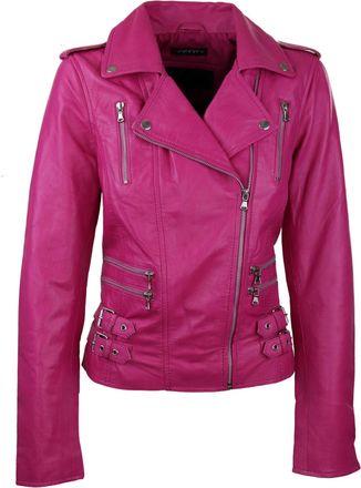 TruClothing Soft Leather Racing Biker Short Jacket
