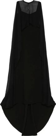 Atu Body Couture Abito lungo con mantella - Nero
