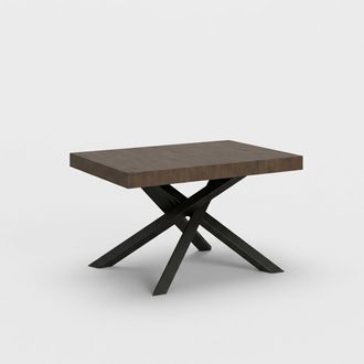 Itamoby Mesa De Comedor 90 X 130 - 234 Cm Moderna Extensible Madera Volantis Noix