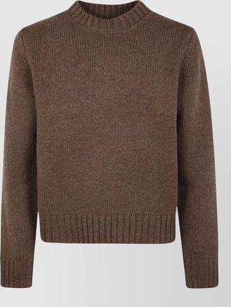 STUDIO NICHOLSON yak merino wool crew neck jumper