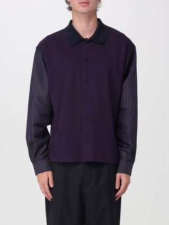 Maison Margiela Camicia a righe in maglia di cotone con Four Stitches