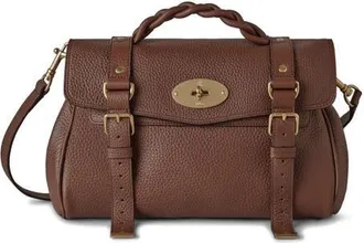 Mulberry Alexa Leather Satchel in Bright Oak at Nordstrom
