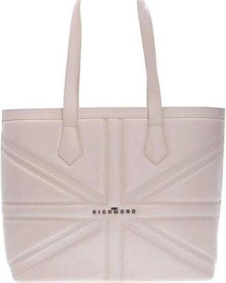 John Richmond Tassen, Dames, Wit, ONE Size, Leer, Thoti Shopping Bag