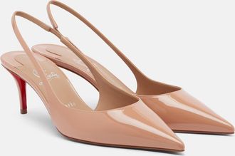 Christian Louboutin Salones destalonados Miss Z 60 de charol