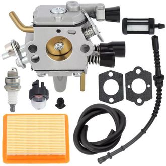 OEM Vergaser Mit Luftfilter, Z&uuml;ndkerze, Kraftstoffleitung For Stihl Fs120 Fs200 Fs250 Fs300 Fs350 Ht250 Freischneider Zama C1q-s162