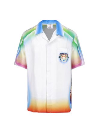 Casablanca Camicia In Seta Multicolor Airspray