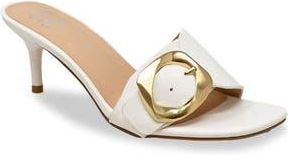 Chase + Chloe by Intouch Footwear Nailee Buckle Slide Sandal in White at Nordstrom Rack, Size 7.5