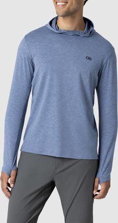 Outdoor Research ActiveIce Spectrum Sun Hoodie in Ascent Blue Heather at Nordstrom, Size Xx-Large