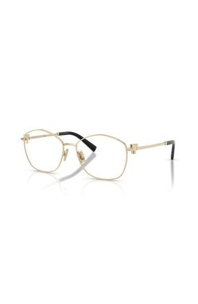 Tiffany & Co. 53mm Irregular optical glasses in Gold at Nordstrom