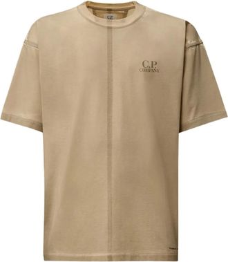 C.P. Company T-shirt con cuciture centrali - Toni neutri