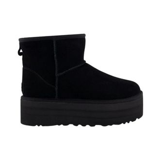 UGG Classic Mini Platform - female - UGG - Winter Boots - Black - 7 UK - Shoes