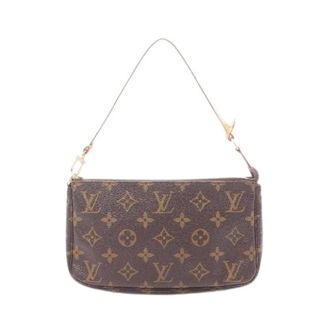 Louis Vuitton Pre-owned Shoulder Bags, female, Brown, Size: ONE SIZE Pre-owned Pochette Accessoires Monogram Handbag