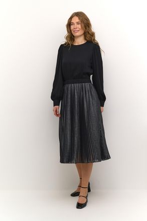 Culture Jersey jurk Relaxed fit Silver metallic