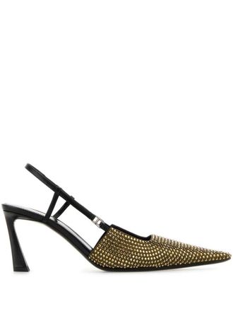 Saint Laurent 70 mm Andree pumps - Goud