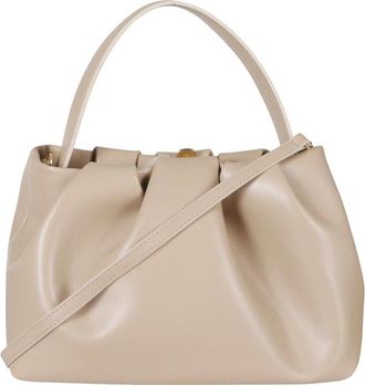 Themoir&egrave; Athena Bucket Bag - Dames - Tassen - Beige - Maat: ONE Size Zijde