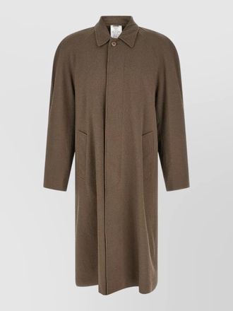 Magliano caligo coat raglan sleeves herringbone pattern