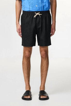 Nn.07 Gregor Regular Shorts In Black