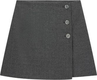 Guess Minigonna a trapezio Bertha - - Skirts - Donna - Grigio - XS