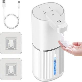 OEM Dispensador Autom&aacute;tico De Jab&oacute;n - Sensor De Espuma - Funcionamiento Higi&eacute;nico - Cuatro Niveles Ajustables - Capacidad De 380 Ml - Blanco