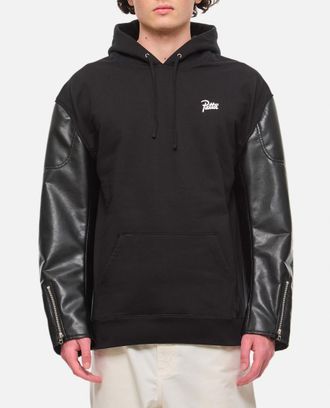 Junya Watanabe Black Cotton Hoodie