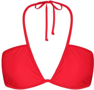 Barts Kelli Plunge Halter Bikini-Top f&uuml;r Damen | rot