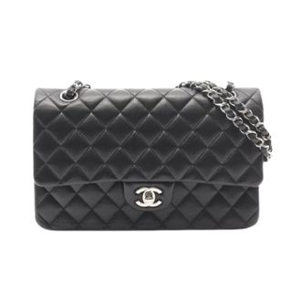 Chanel Pre-owned Vintage Schoudertas - Dames - Pre-owned - Zwart - Maat: ONE Size Leer