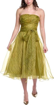 Rene Ruiz Stripe Midi Dress