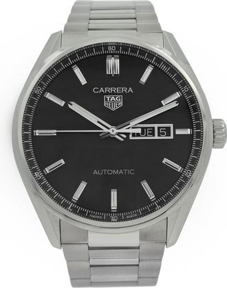 Tag Heuer Pre-owned Tag Heuer Carrera Black Dial Mens Watch WBN2010.BA0640