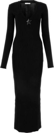 Area Zwarte Maxi Jurk voor Vrouwen - Dames - Maxi kleedjes - Zwart - S - Kleedjes