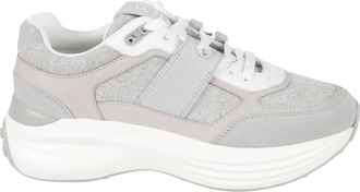 Tod's Sportiva Lace-Up Sneaker - Dames - Sneakers - Grijs - 40 EU - Leer - Schoenen