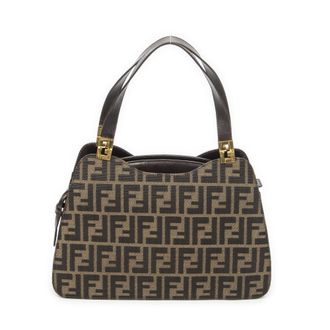 Fendi Vintage FF Zip Tote handtas