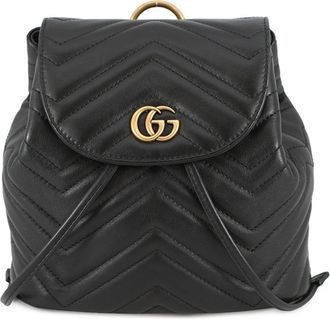 Gucci Black Leather Backpack (Pre-Owned)