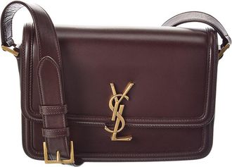 Saint Laurent Solferino Medium Leather Satchel