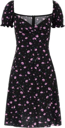 Dolce & Gabbana Printed Stretch Silk Mini Dress