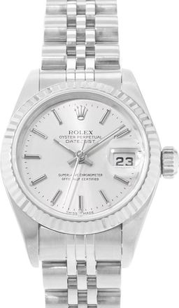 Rolex Pre-owned Rolex Datejust 26 Automatic Chronometer Silver Dial Mens Watch 79174 SSJ