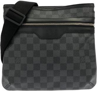 Louis Vuitton Pre-owned Damier Graphite Coated Canvas Shoulder Bag - Dames - Vintage Schoudertas - Zwart - ONE Size - Vintage