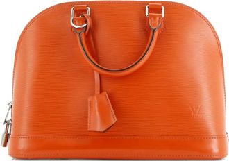 Louis Vuitton Alma Handbag Epi Leather PM satchel - Oranje