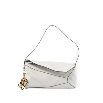 Loewe Pre-owned Puzzle Hobo - Dames - Vintage Schoudertas - Wit - ONE Size - Leer - Vintage
