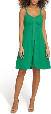 Kensie Bow Front Minidress in Green at Nordstrom Rack, Size 12