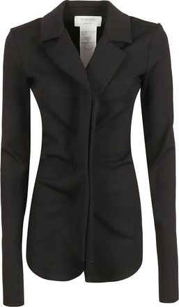 Sportmax Nabil Jas - Dames - Blazers - Zwart - L - Leer - Jassen