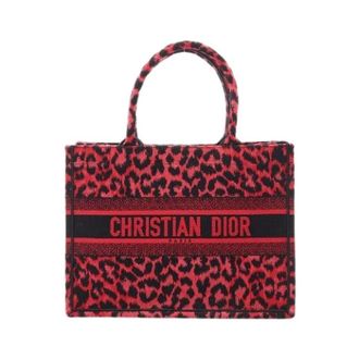 Dior Pre-owned Book Tote Bolso Tote de Lona - Pre-owned - Mujer - Rojo - ONE SIZE