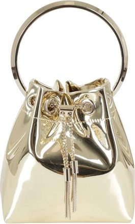 Jimmy Choo London Bon Bon Bucket Bag - Dames - Schoudertassen - Geel - ONE Size - Tassen