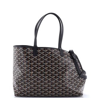 Goyard Chien Gris Pet Carrier Tote Coated Canvas