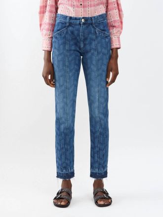 Isabel Marant Womens Sulanoa Slim Jean In Blue