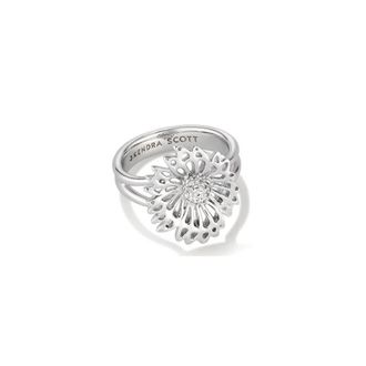 Kendra Scott Brielle Band Ring in Silver Size 5