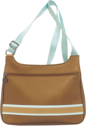 Longchamp blue Leather Shoulder Bag (Pre-Owned)