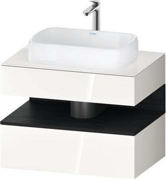 Duravit Duravit - Qatego Consola Mueble Bajo Lavabo, 1 Extra&iacute;ble, 1 Caj&oacute;n