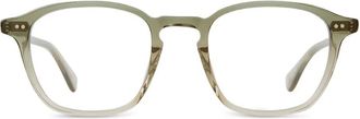 Garrett Leight Occhiali rettangolari Markus - Verde